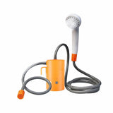 Portable Shower USB Rechargeable Shower Pump  LED light Outdoor Camping Bath Gardening Multifunction Waterproof Hanging Waterin