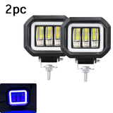 5 Inch 6D Lens Round Square Led Work Light For Car 4WD ATV SUV UTV Trucks Niva 4x4 Offroad Motorcycle 12V 24V Driving Fog Lights