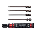 4 In 1 Hex Screwdriver Bit 1.5/2/2.5/3mm Metric 6.35mm Batch Head Set For RC Airplane Aircraft Model Disassembly And Repair Tool