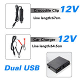18v Solar Panel Kit 100W Solar Power Generator Grid System Power 2A Home System Solar Power