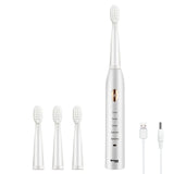 Ultrasonic Sonic Electric Toothbrush Rechargeable Tooth Brushes Washable Electronic Whitening Teeth Brush Adult Timer Brush