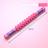 New flexible gear fitness muscle massage stick professional foam roller deep muscle relaxation roller thorn massager