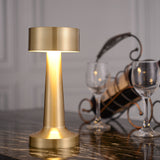 Retro Bar Coffee Table Lamp LED Desktop Night Light Rechargeable Touch Sensor Wireless Restaurant Bedroom Decor Lighting Fixture