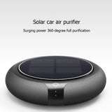 Solar car air purifier Anion purifier Air purifier for automobile USB charger for home Car office