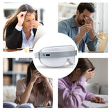 Electric Vibration Eye Massager Hot Compress Music Fatigue Relieve Eye Care Heating Therapy Foldable Office Home Sleep Eye Mask