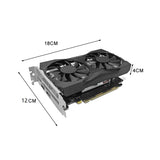 GTX1650 Desktop Gaming Graphics Card 4GB DDR6 128Bit 1380/1500Mhz DP HDMI-Compatible Interface PCI Express HD Graphics