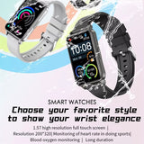 Sports Smart Watch ZX28 Bracelet Men Women 1.57inch Fitness Tracker Ladies Smartwatch Wristband for Android Ios