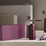 GX.Diffuser Makeup Airbrush Kit Rechargeable Skin Care Tool Handheld Wireless Air Compressor Facial Mister Device Perfect Gifts