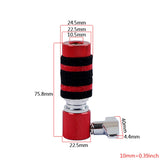 1 Set Alloy Standard Jazz Drum Red Hi-Hat Cymbal Clutch Stand Post for for Percussion Instrument Parts Replacement with T8NC