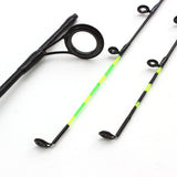 NEW 58cm Winter Ice Fishing Rods 2 tips Spinning Rod Carbon  Fiber Ice pole Ultra-light  Carp