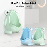 Cartoon Potty Training Urinal for Toddler Boys with Aiming Target Hanging Hole Wall Mount Suction Cup Boys Potty Training Toilet