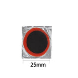 48pcs 25mm Round Bicycle Bike Tire Tyre Rubber Patch Piece Repair Tools Kits for Cycling Tyre Puncture