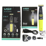 2IN1 Men Intimate Haircut High Quality Beard Rasor Pubic Hair Nose Shaver Male Man Bikini Line Secret Zone Part Depilation Rasor