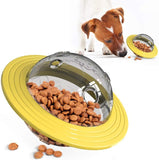 Multifunctional IQ Interactive pet Supplies bite Resistant Dog Toy Flying Saucer Puzzle Slow Feeder Food Distribution Ball