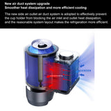 Smart Car Cup Holder Cooling Auto Cup Drink Holder for Camping Travel Driving Beverage Cans Cooler