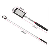 Adjustable LED Lighted Vehicle Inspection Mirror Flexible Telescoping Mirrors 360 Degree Swivel Extend Car Hand Tools