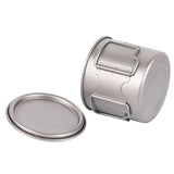 Titanium Cup 550Ml Ultralight Portable Pot Titanium Water Mug Cup For Outdoor Camping Hiking Backpacking