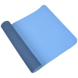 6Mm TPE Two-Color Non-Slip Yoga Mat Sports Mat 183X61cm Gym Home Fitness Mat For Yoga Pilates Fitness Gymnastics