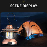 Mini Hanging Camping Lantern USB Outdoor Light Water Resistant Garden Lamp with 2 Lighting Modes for Garden Yard Camping Lantern
