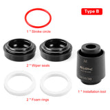 RISK 32mm Dust Wiper Kit with Installation Tool Bicycle Fork Dust Seal Foam Ring Kit Bicycle Spare Parts