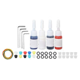 Tattoo Machine Kit Disposable Tattoo Needles Complete Tattoo Kit Silicone Tattoo Practice Skin 90‑265V for Tattooist for
