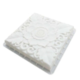 Cement Mold Pavement Stone Mold Stepping Stone Mold Reusable Concrete Mold for Patio Garden Lawn Pavement 40x40x6cm