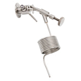 1.5"TC Sample Valve, Sampling Coil, 304 Stainless Steel Conical Fermenter Accessories Free Shipping