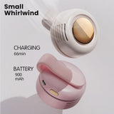 New mini cyclone bladeless fan Portable Button Kids Portable Portable USB Rechargeable cooling Clip fan