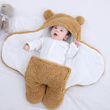 Soft Newborn Baby Wrap Blankets Baby Sleeping Bag Envelope For Newborn Sleepsack 100% Cotton Thicken Cocoon For Baby 0-9 Months