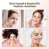 Electric Mini Face Lift Roller Massager EMS Microcurrent Sonic Vibration Facial Lifting Skin Tighten Massage Beauty Devices