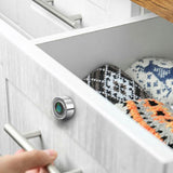 Cabinet Lock Smart Fingerprint 20 Lock Biometric Drawer Lock 30 Fingerprints Rechargeable Keyless Electronic Lock