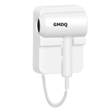 GMDQ Hot&Cold Wind Blow Hair Dryer Electric Wall Mount Bathroom Hotel Negative Ion Blower with USB Bracket