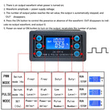ZK-PP1K PWM pulse frequency duty cycle adjustable module square wave rectangular wave signal function generator