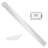 Guitar Measurement Tool Set Guitar Fret Rocker Leveling Tool String Action Ruler Gauge For Guitar Bass Ukulele Mandolin