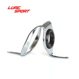 LureSport 4pcs Heavy Duty LRX guide one-piece frame Blue Ring Rainbow Ring Fishing Rod Building component Repair DIY Accessory