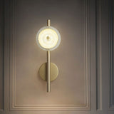 Nordic Golden Glass Wall Lamp Living Room Bedroom Aisle Corridor Background Wall Decoration Wall Ligh Kitchen Lighting Fixture