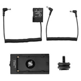 NP-F970 F750 Battery Plate Holder Adapter + EN-EL15/EN-EL14 Dummy Battery Coupler for Nikon D7000/D800/D800E Cameras