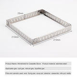 New Outdoor stainless steel Wind Screen Shield Foldable Stove Windshield Picnic Cooking BBQ Gas Cassette Stove Camping Equipment