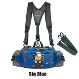 Outdoor Sports Waist Bag Waterproof Hiking Cycling Climbing Bicycle Pack Fanny Pack with Water Bottle Holder Mountainering Bag