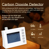 Tuya Wifi 4.0inch TFT Full Color Carbon Dioxide Detector CO2 Rechargeable Air Quality Meter Support Generate&amp;Export PDF File