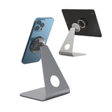 Desktop Magnetic iPhone Holder Cell Phone Stand For iPhone 12 iPhone 13 Universal iPad Aluminum Adjustable Tablet Stand