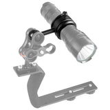 Camera Ball Clamp Diving Flashlight Clamp 35MM Mount Bracket Connect Ball Clamps With Ball Underwater Arm System