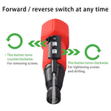 Cordless Screwdriver 3.6V 900MAh Li-Ion Battery USB Charging Portable Power Screwdriver with LED Work Light