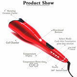 Professional Automatic Curling Iron Styling Tool Auto Rotating Ceramic Hair Curler Air Multifunctional Comb Inside Roll Bang