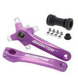 CATAZER Bicycle Crank Chainwheel 104BCD 32T MTB Bike Crankset Aluminum Alloy with Bottom 170mm Crank  Bike Parts  Crank Set