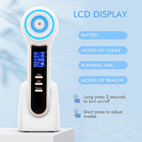 Nose Acne Blackhead Remover Vacuum Brush Electric Face Pore Deep Cleaner Massager Machine Wireless LCD Waterproof Skin Care Tool