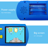Handheld Games Console for Kids Adults Retro Game Player 200 Games 16 Bit 2.2 Inch Color Screen Blue Game Machine