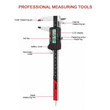 Deli 0-150mm Vernier Caliper Stainless Steel LCD Digital Caliper 6 inch Instrument Depth Measuring Tools