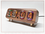 IN12 Glow nixie tube clock Simple Bluetooth control Glow lampstand clock Alarm clock True glow tube clock