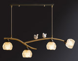 Lampara techo Nordic G9 LED Ceiling Lamp Modern Simple Bird Balcony Corridor Aisle Hanglampen Crystal Light Fixtures